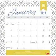 Sasco Magnetic Month to View 2025 Calendar (325x315mm)