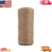 Jute Twine String Hemp Rope - 328 Feet 2Mm 3Ply Natural Burlap Cord Rolls DIY