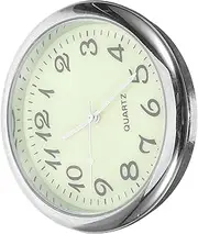 GLEAVI Automotive Car Clock Clock with Glow The Dark Face for Easy Visibility for Dashboard Installation and Portability Essential Car Interior Accessory