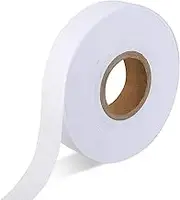 1 Inch Double Fold Bias Tape for Sewing, 55 Yards White Bias Tape Hem Quilt Binding Tape Wide Fold Cotton Tape for Sewing Seaming Hemming Quilting Piping Projects