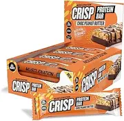 Muscle Nation Choc Peanut Butter Crisp Protein Bars 12 x 50g