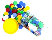 400 Solid Counters 19mm in JAR Hands On Teaching Resources + FREE Hero Mask