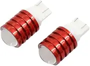 XYWHPGV 2Pcs T20 7440 7443 White COB LED Projector Lens Car Brake Backup Reverse Light Lamp Red Shell(2c913 d81a5 43e69 9ca65 1abcc 71697