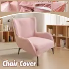 Knitted Elastic Recliner Sofa Cover High-Back Lazy Wingback Chair​ Slipcover 1X