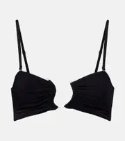 [Christopher Esber] Christopher Esber Embellished bikini top AU 12 black