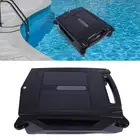 H (US Plug)Automatic Robotic Pool Cleaner 80㎡ 450um Brushless Motor Solar Robot