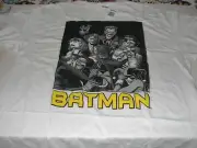 DC COMICS BATMAN VS THE VILLAINS MENS WHITE T-SHIRT SIZE X-LARGE JOKER TWO FACE.
