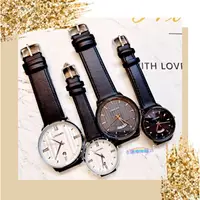 在飛比找蝦皮購物優惠-LONGBO長標釘木紋石英錶 日期 情侶對錶 幸運草＆錶坊（
