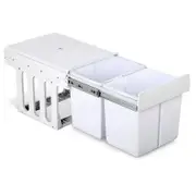 Cefito 2x15L Pull Out Bin - White
