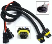 Extension Wire P 9005 HB3 Two Harness Head Light High Beam Socket Replace Bulb