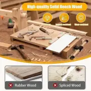 Woodworking Bench Vise Desktop Work Table for Garage Studios Processing Wood