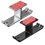Universal Dj Headphone Pc Hanger Hook Tape Under Desk Dual Headset Mount Holder
