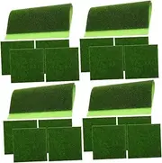 SUPVOX 4sets Micro Landscape Decor Fake Grass Mini Garden Prop Artificial Grass Turf for Long-Lasting Use 5pcs*4