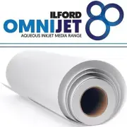 Ilford Omnijet Glossy Photo RC Paper Gloss 195gsm 60" 152.4cm x 30m Roll