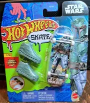 Mattel - Hot Wheels Skate Tony Hawk Star Wars Boba Fett Finger Skateboard + 1 Pa