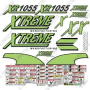 Fits Xtreme XR1055 Decal Kit Telehandler - 7 YEAR OUTDOOR 3M VINYL!