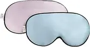CHILDHOOD Super Soft Silk Sleep Mask with Adjustable Strap-Silk Eye Mask for Sleeping Blocking Lights