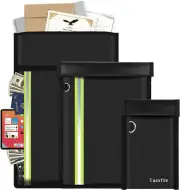 3 Fireproof Faraday Bags, Laptop/Phone Signal Blocking Anti-Hacking Protectors
