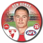2022 AFL Sydney Swans - RONKE, Ben