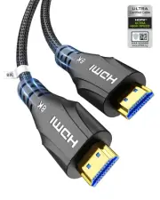 HDMI Cable 15FT Long - Certified 8K Ultra High Speed HDMI Cable,48Gbps Braided H