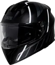 IXS 217 2.0, full face helmet , color: Matt Black/Grey/White , size: M