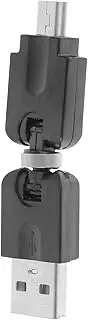GRADENEVE USB to Mini USB Adapter 360° Rotating Mini USB Cable USB to USB Adapters Charging Accessories