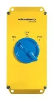 Wilco 'A' SERIES REVERSING SWITCH 3-Pole 63A 415V Size-C, Cast Aluminium