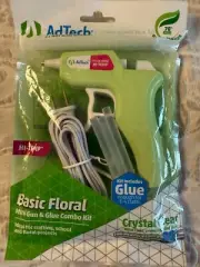 NIP-Ad-Tech High Temp Mini Hot Glue Gun Combo Kit-glue gun and 7 glue sticks