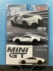 1/64 MINI GT BUGATTI CHIRON SUPER SPORT WHITE 1 OF 4800