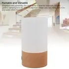 Bedside Night Lamp Warm Light Small LED Wood Table Lamp Long Battery Life For