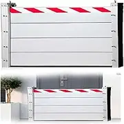 Flood Protection Barrier Water Barrier for Flooding 80-300cm Flood Defence Barriers for Garage Doors Flood Water Barrier Wall Dam Easy Flood Barrier(120X40CM)
