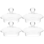 4Pcs glass cover for tea kettle Replacement Teapot Lids Glass Tea Infuser