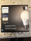 Philips Hue Bulb starter kit A19/E26, (4) 840 Lumens, Soft White Bulbs, Hub