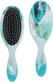 Wet Brush Original Detangling Hair Brush, Aqua (Liquid Fluidity) - Ultra-Soft IntelliFlex Bristles Detangler Glide Through Tangles With Ease For All Types & Dry, BWR830LFTL