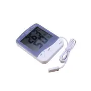 LCD Digital Egg Incubator Hive Pheasant Pet Cage Thermometer Hygrometer ProbeIX