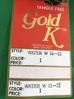 Gold K Water W 11-12 Jet Black Human Hair Tangle Free NEW
