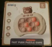 Olloiig Bear Fast Push Puzzle Game Fidget Toy New Creative Whack-a-Mole Game
