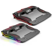 12-17in Adjustable Laptop Cooling Stand for RGB Fans Portable Notebook Cooler