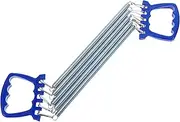 Abaodam Tensioner Arm Exercise Equipment Exercise Springs Resistance Chest Expander Long Elastic Band Grip Strength Trainer Chest Exercise Equipment Pull Rope Spring Steel Blue