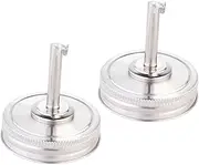 Ciieeo 2Pcs Bottle Pour Spout Lid for Mason Jars Replacement Spouts for Pouring and Storing for Kitchen Bars and Restaurants Easy to Clean and Use