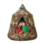 Hanging Tent Swing for Indoor Outdoor Sensory Fun LED Lights Inflatable Base