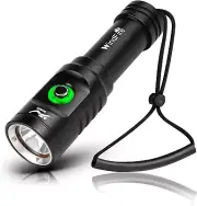 5000 Lumen Dive Light Scuba Diving Flashlight Dive Torch Rechargeable, 3 Modes U