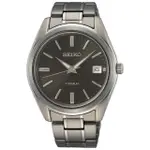 【SEIKO 精工】CS 都會簡約鈦金屬大三針時尚男錶-灰X銀/40MM(SUR375P1/6N52-00B0D)