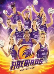 Firebirds Queensland Netball Team poster, champions, vixens,nsw swifts book
