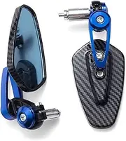 Motorcycle Mirrors 2023 Universal Motorcycle Accessories Rearview Mirror Pattern Handlebar Mirror Modified Scooter Side View Rear Side Mirror(0)