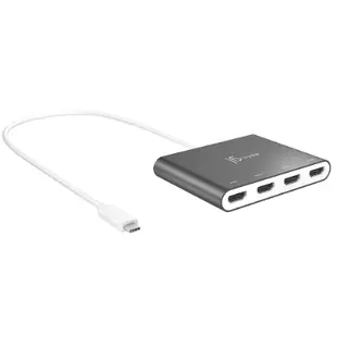 j5create JCA366 USB-C 4-Port HDMI 多螢幕轉接器 (支援 Apple M1/M2) UH-JCA366 香港行貨