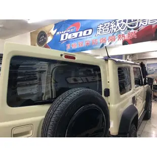 2021jimny 全車貼3m隔熱紙 車身後3片8803。前兩片窗加前檔貼極光m70 特價10000