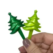 Christmas Tree holiday cupcake topper picks Set of 24