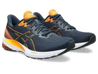 在飛比找Yahoo!奇摩拍賣優惠-ASICS 男慢跑鞋 GT-1000 12 橘 1011B6