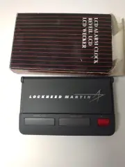 LCD WORLD TIME ALARM CLOCK CALCULATOR LOCKHEED MARTIN AWARD